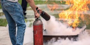 apagar incendio na cozinha